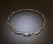 Load image into Gallery viewer, Square-link Diamond Bracelet
