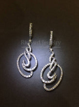Load image into Gallery viewer, Open-space Wavy Diamond Earring
