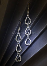 將圖片載入圖庫檢視器 Open-space Teardrop Diamond Earrings