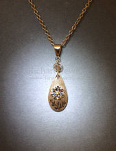 Load image into Gallery viewer, Vintage Style 3-Tone Brush Gold Pendant