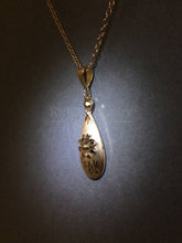 Load image into Gallery viewer, Vintage Style 3-Tone Brush Gold Pendant
