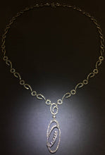 將圖片載入圖庫檢視器 Mulit-loop Drop Diamond Necklace