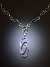 將圖片載入圖庫檢視器 Mulit-loop Drop Diamond Necklace
