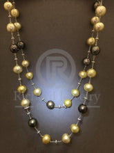 이미지를 갤러리 뷰어에 로드 , Multi-color Pearl Station Necklace