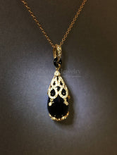 將圖片載入圖庫檢視器 Teardrop Agate Diamond Pendant