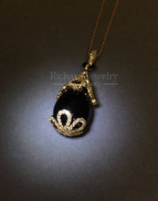 將圖片載入圖庫檢視器 Teardrop Agate Diamond Pendant