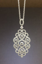 Load image into Gallery viewer, Multi-Halo Diamond Pendant