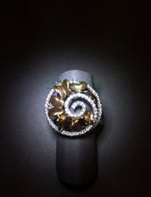 Load image into Gallery viewer, Multi-Butterfly Diamond Ring