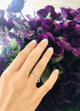 將圖片載入圖庫檢視器 Ribbon Openwork Diamond Ring