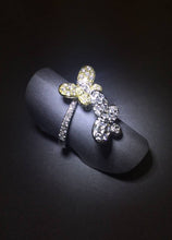 画像をギャラリービューアに読み込む, Twin-Butterfly Diamond Ring