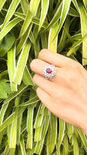 將圖片載入圖庫檢視器 Elegant Ruby Diamond Ring