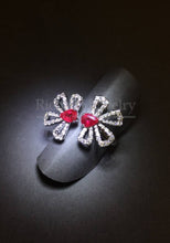 Load image into Gallery viewer, Ruby Floral Diamond Ring
