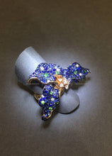 將圖片載入圖庫檢視器 Blue Lily Flower Sapphire Ring