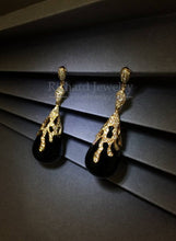 將圖片載入圖庫檢視器 Teardrop Agate Diamond Earrings
