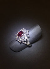 Load image into Gallery viewer, Elegant Ruby Diamond Ring
