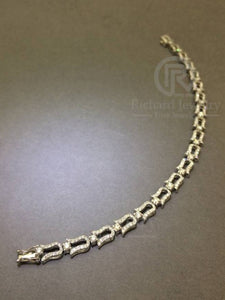 Infinity Link Diamond Bracelet