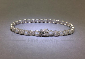 Infinity-Link Diamond Bracelet
