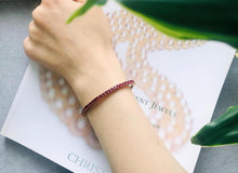 Load image into Gallery viewer, Diamond &amp; Ruby Bracelet
