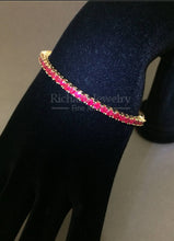Load image into Gallery viewer, Diamond &amp; Ruby Bracelet
