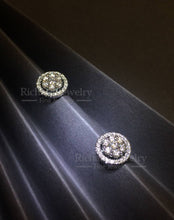 Load image into Gallery viewer, Halo Stud Diamond Earrings
