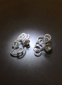 Multi-Loop Diamond Earring Jackets