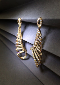 Diamond Dangling Earrings by RJ