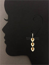 Load image into Gallery viewer, Contemporary Sapphire &amp; Agate Drop Earrings
