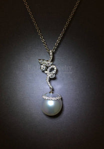 South Sea Pearl Diamond Pendant