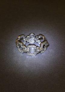 Interlocking Diamond Soft Ring