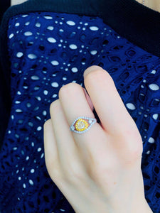 Classic Yellow Diamond Ring