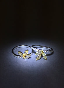 Brilliant Yellow Diamond Rings