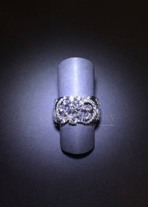 Open Space Diamond Ring
